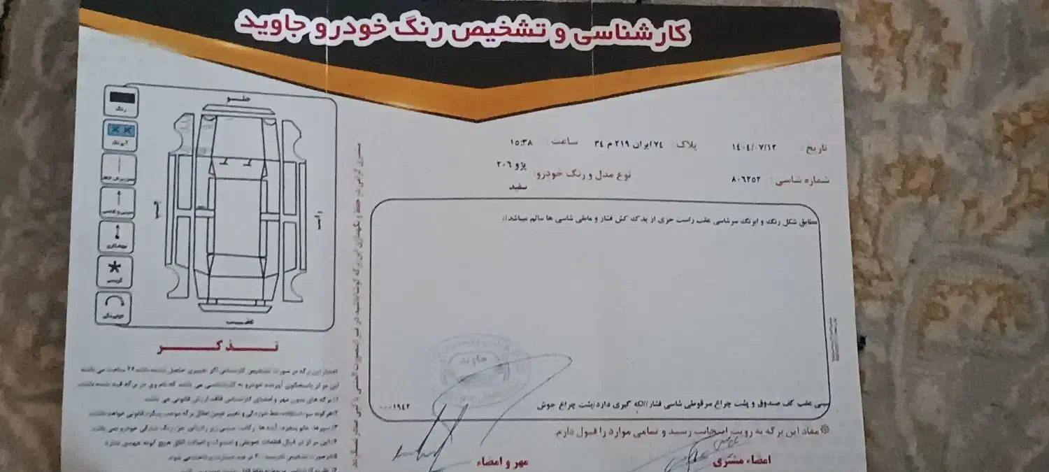 پژو 206 تیپ 2 - 1395