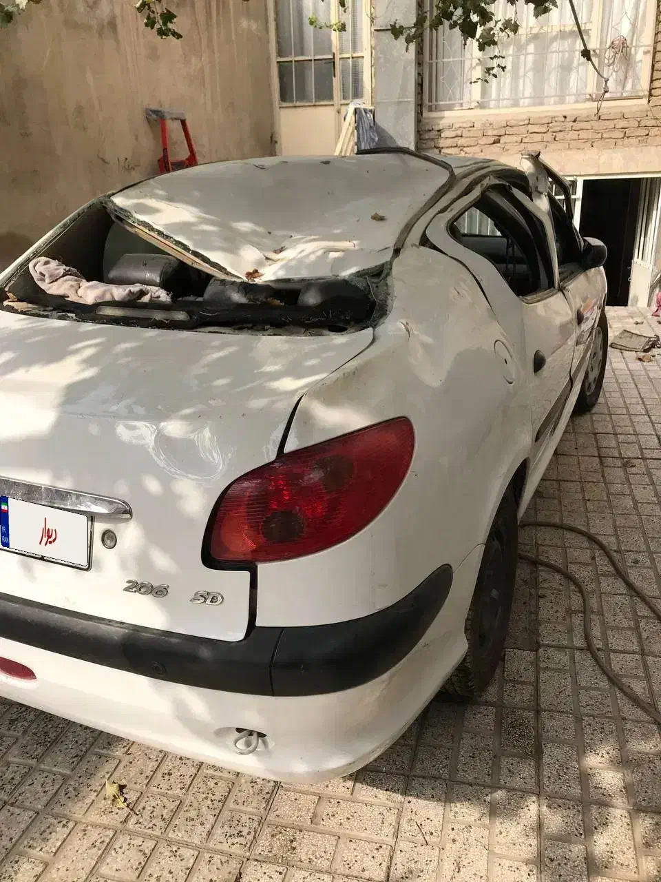 پژو ۲۰۶ صندوق دار v8 - 1395