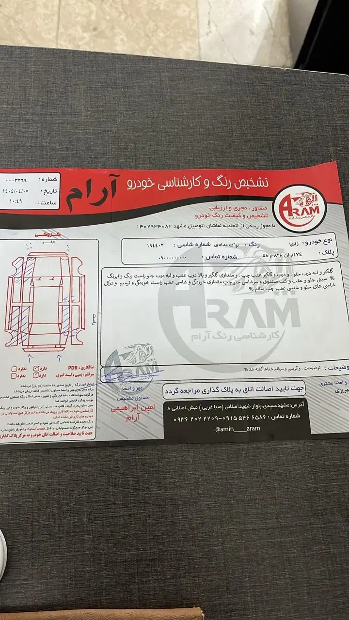 خودرو سیتروئن، زانتیا آگهی ann_20964324