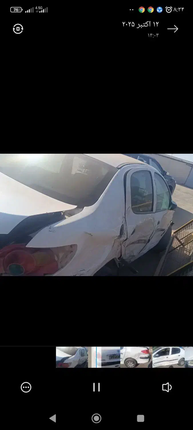 پژو ۲۰۶ صندوق دار v8 - 1390