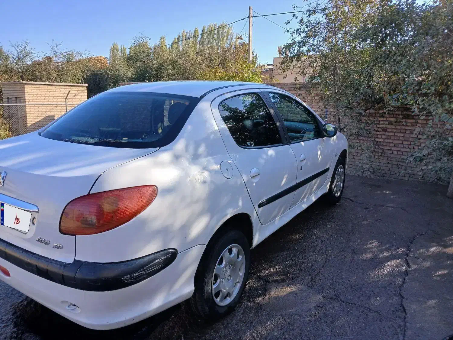 پژو ۲۰۶ صندوق دار v20 - 1386