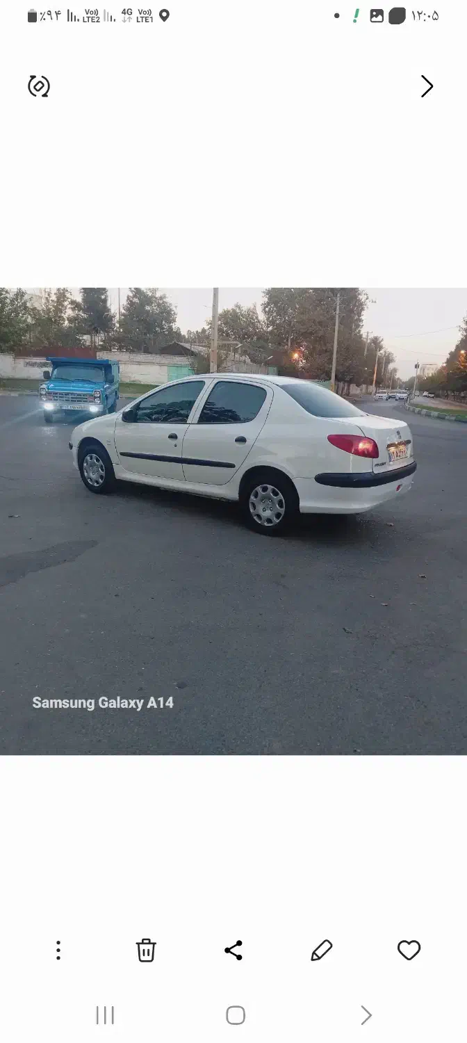 پژو ۲۰۶ صندوق دار v8 - 1388