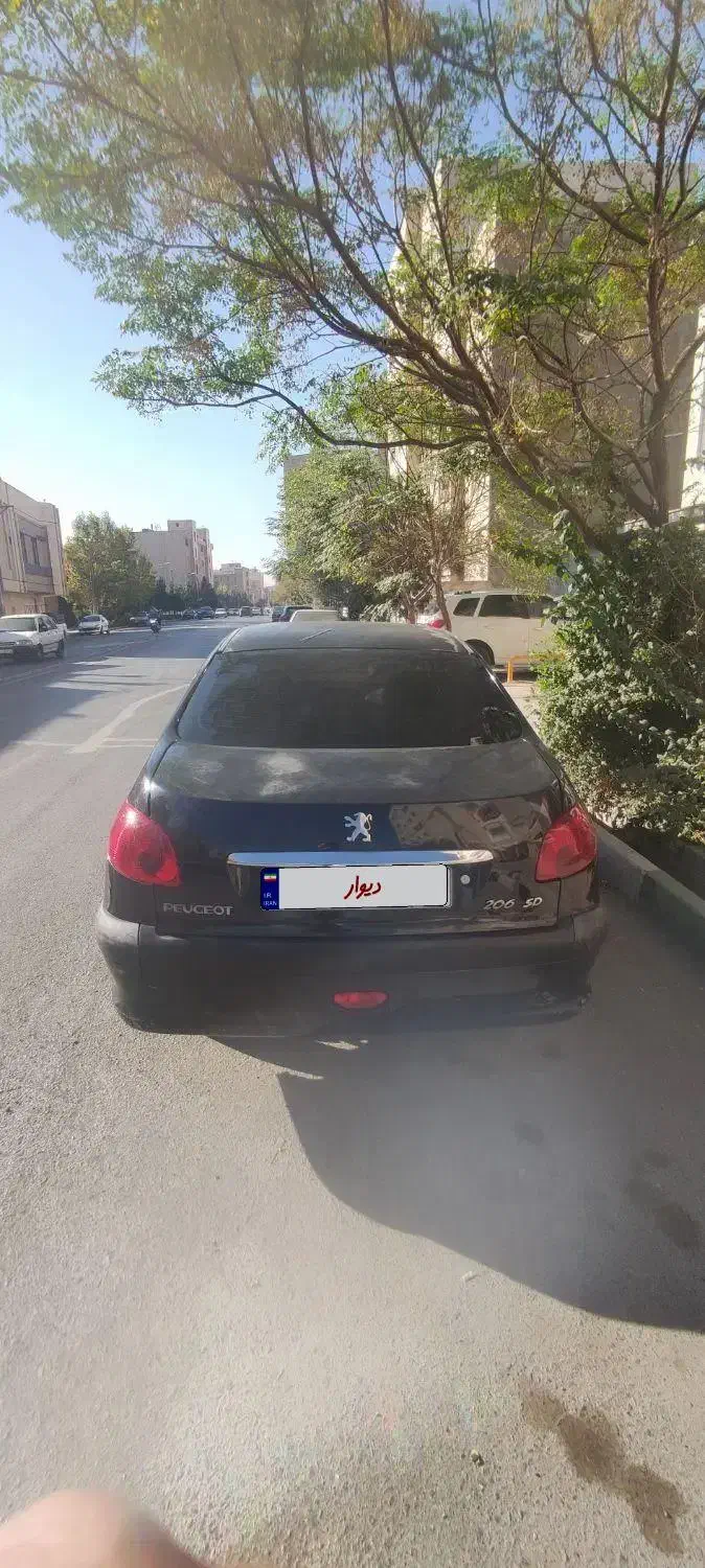 پژو ۲۰۶ صندوق دار v8 - 1388