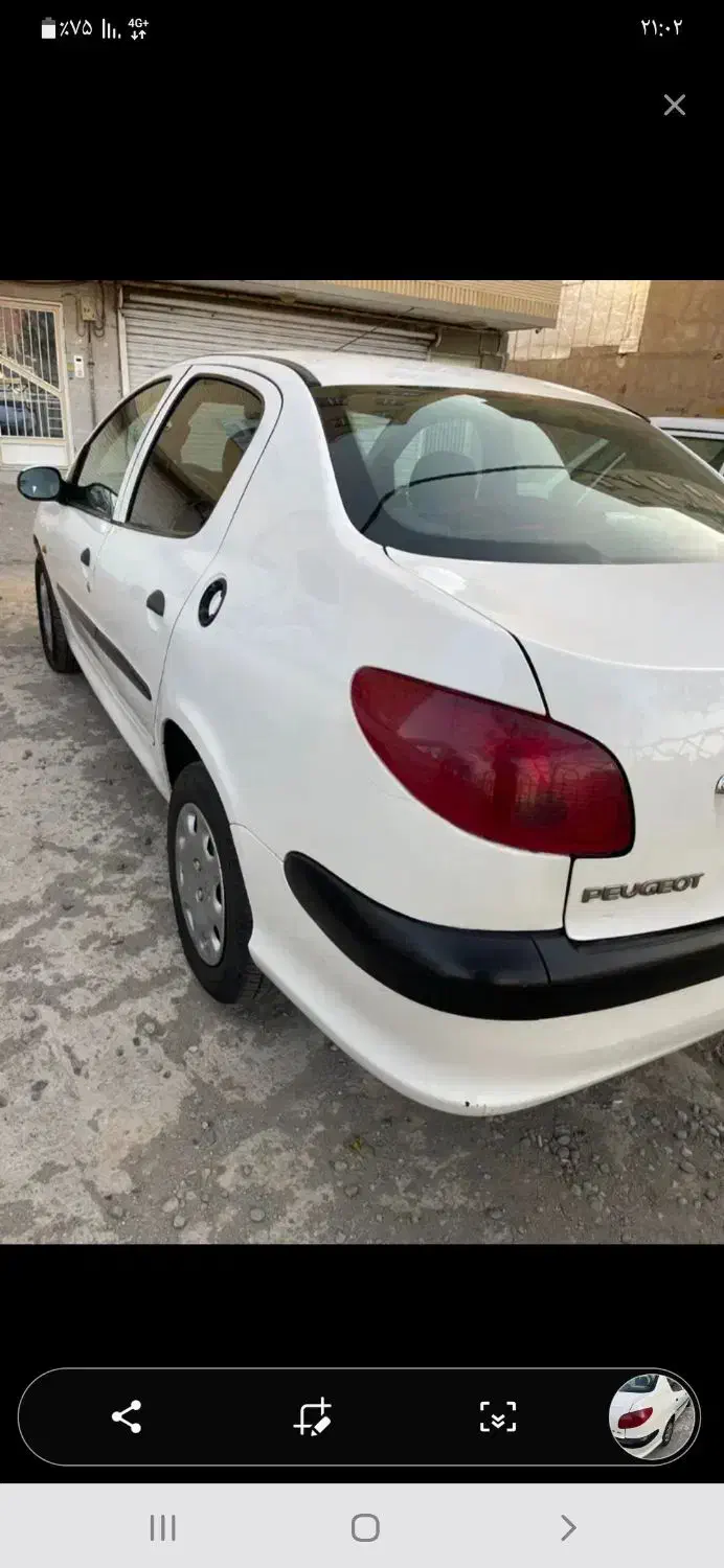 پژو ۲۰۶ صندوق دار v2 - 1391