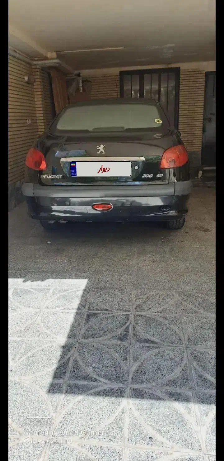 پژو ۲۰۶ صندوق دار v1 - 1388
