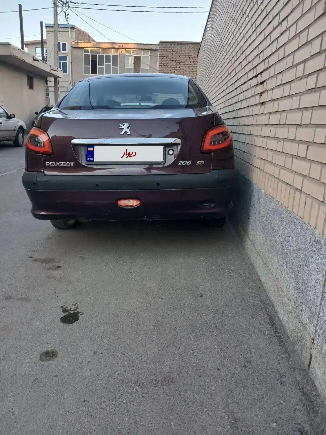 پژو ۲۰۶ صندوق دار v2 - 1391