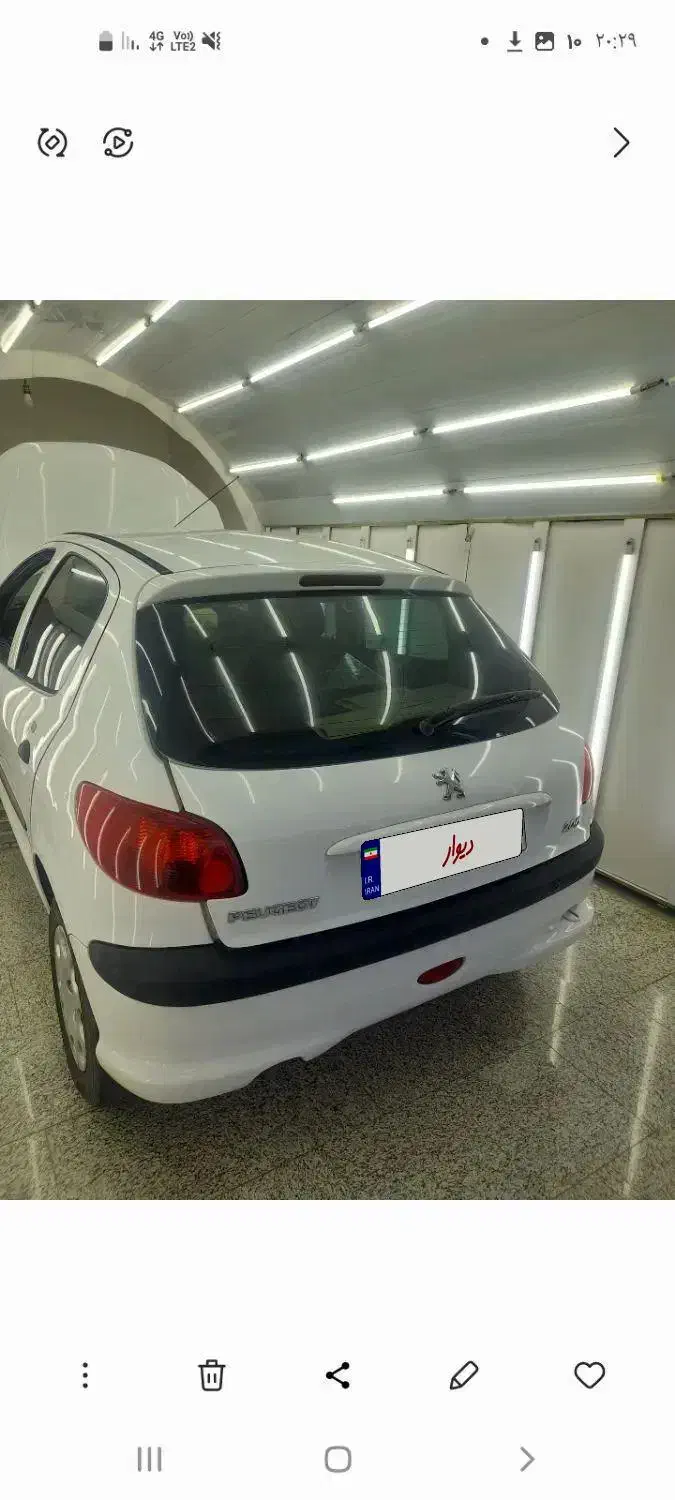 پژو 206 تیپ 2 - 1398