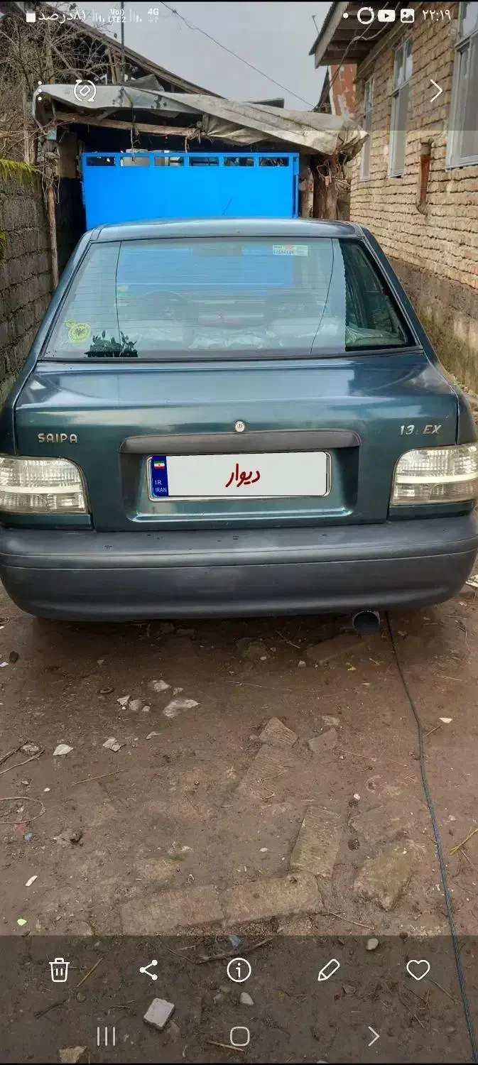 پراید صبا بنزینی - 1378