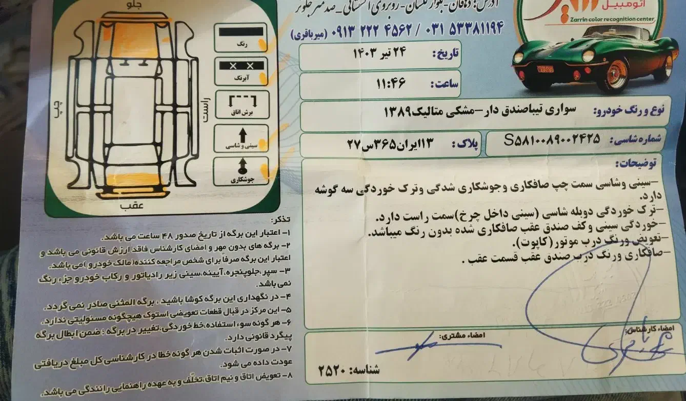 تیبا صندوق دار SX - 1389