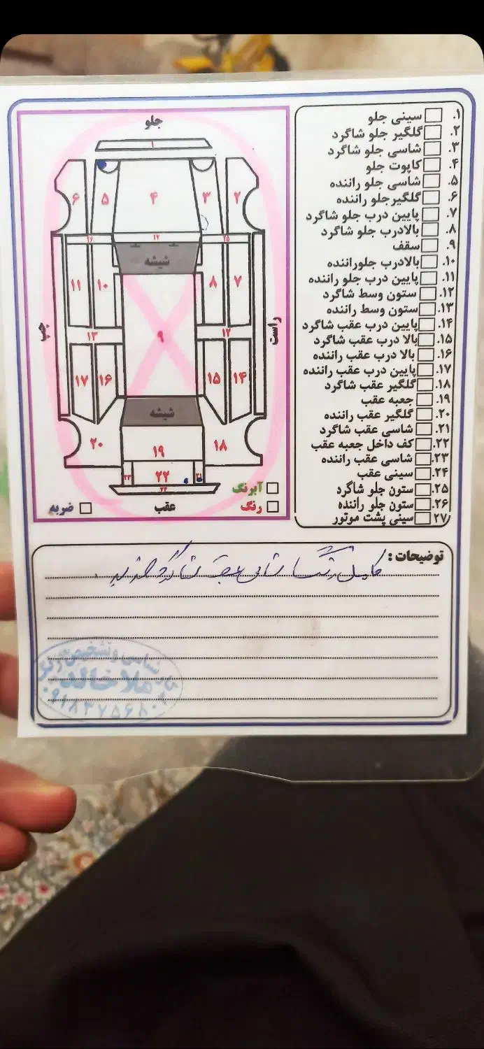 پژو پارس XU7ساده - 1385