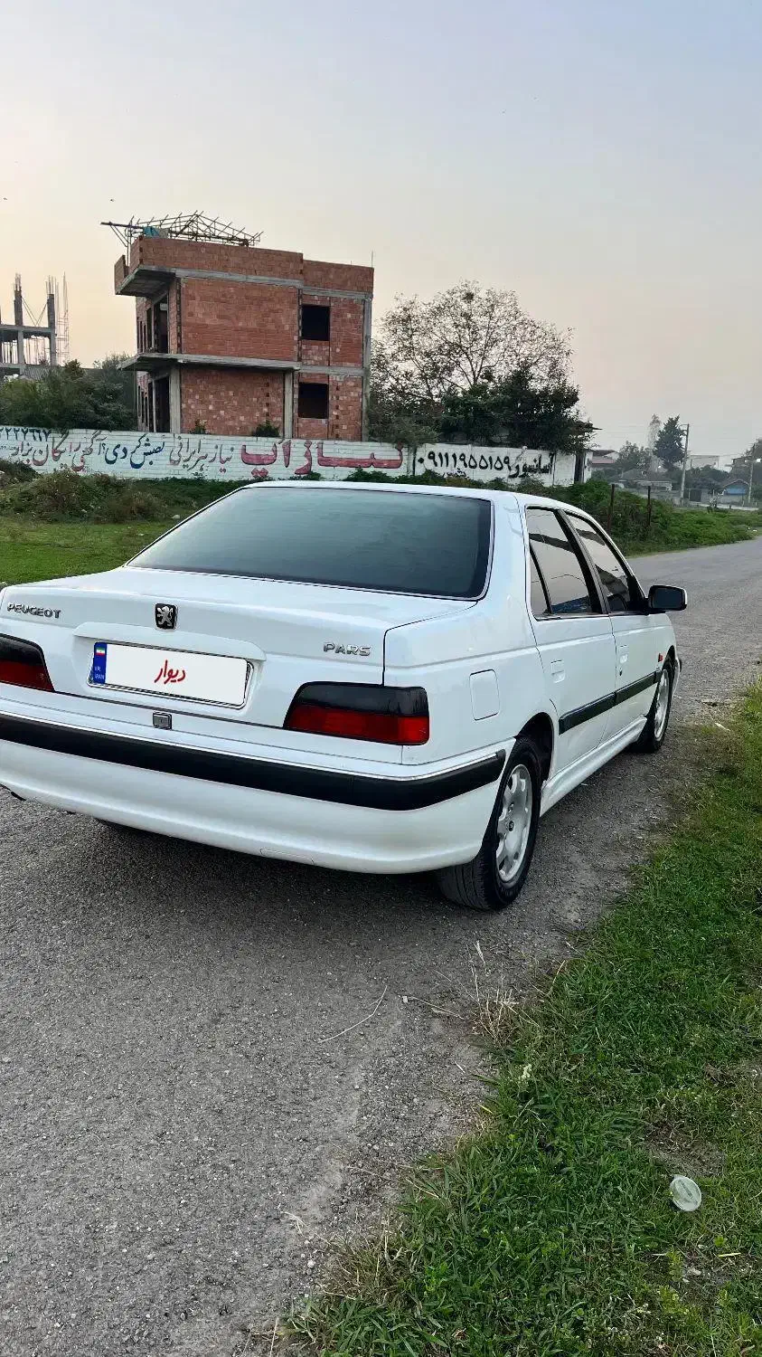 پژو پارس دوگانه سوز - 1390