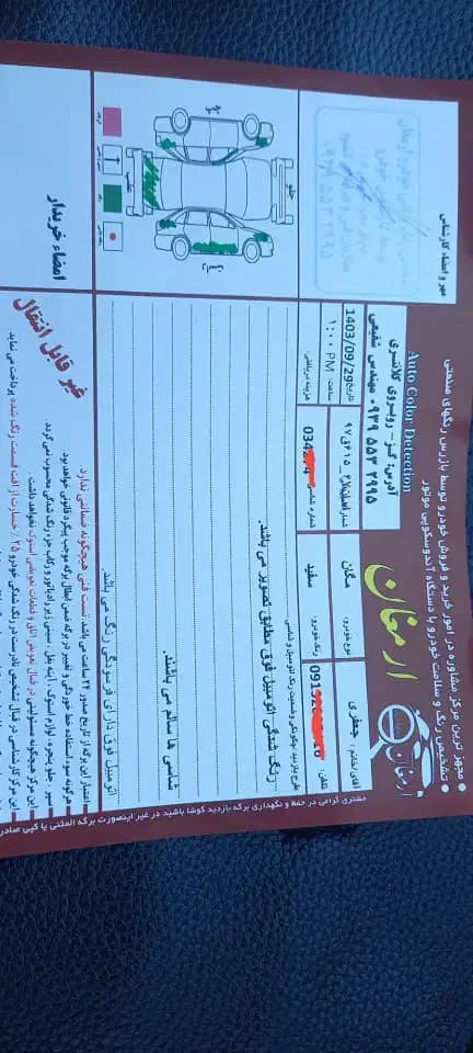 رنو مگان پارس خودرو 2000 - 1391