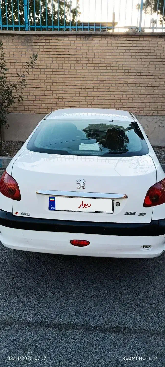 پژو ۲۰۶ صندوق دار v1 - 1390