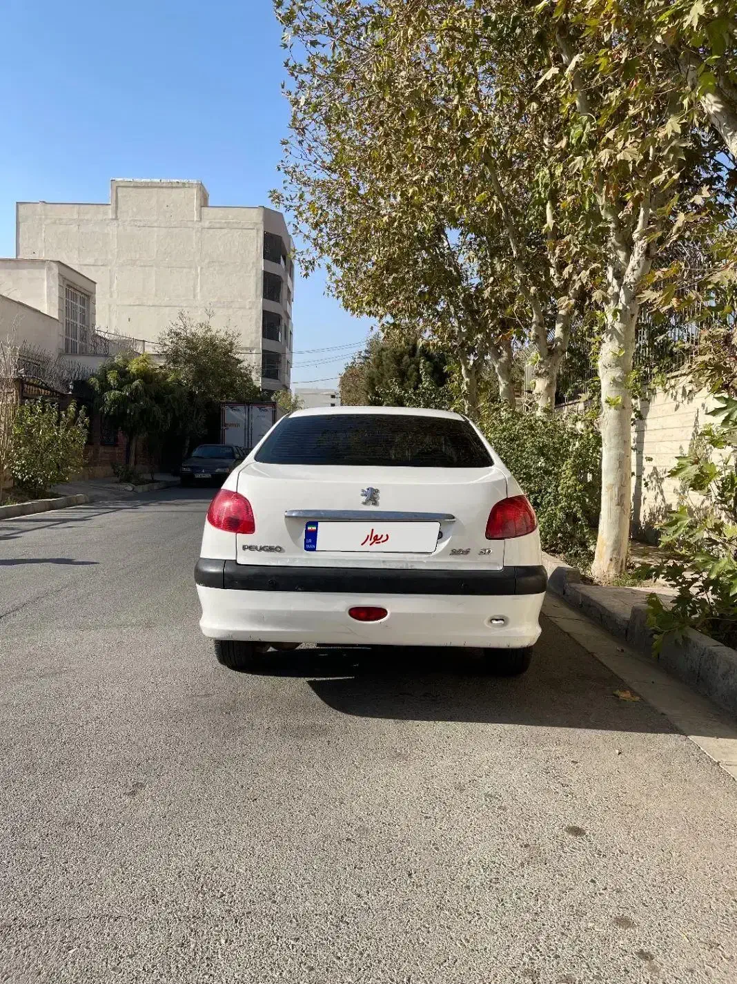 پژو ۲۰۶ صندوق دار v8 - 1393