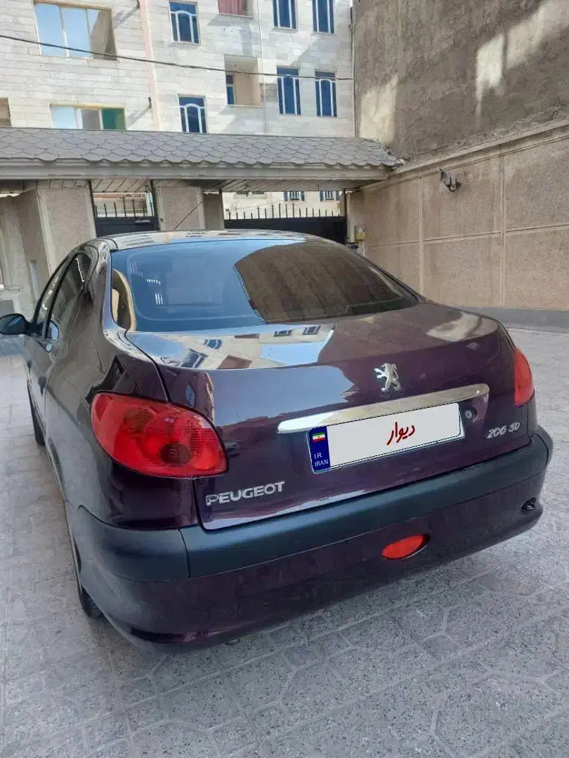 پژو ۲۰۶ صندوق دار v20 - 1390