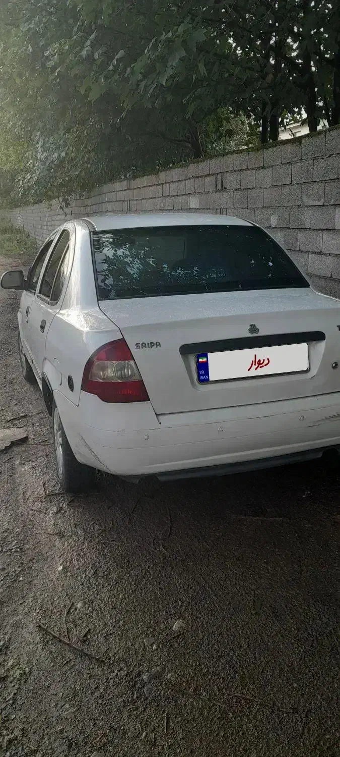 تیبا صندوق دار SX دوگانه سوز - 1396