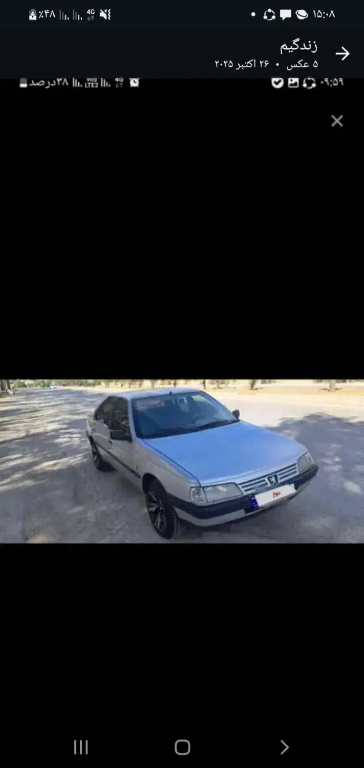 پژو 405 GLX - دوگانه سوز - 1388