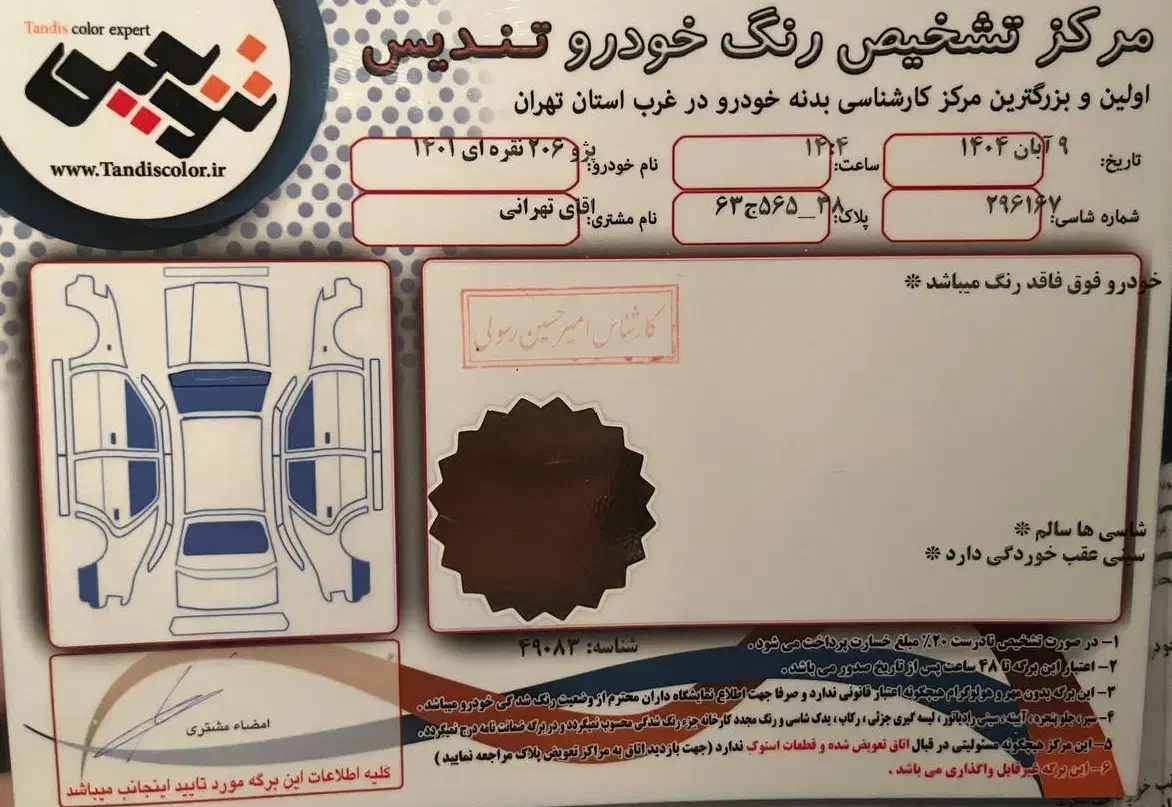 پژو 206 تیپ 2 - 1401