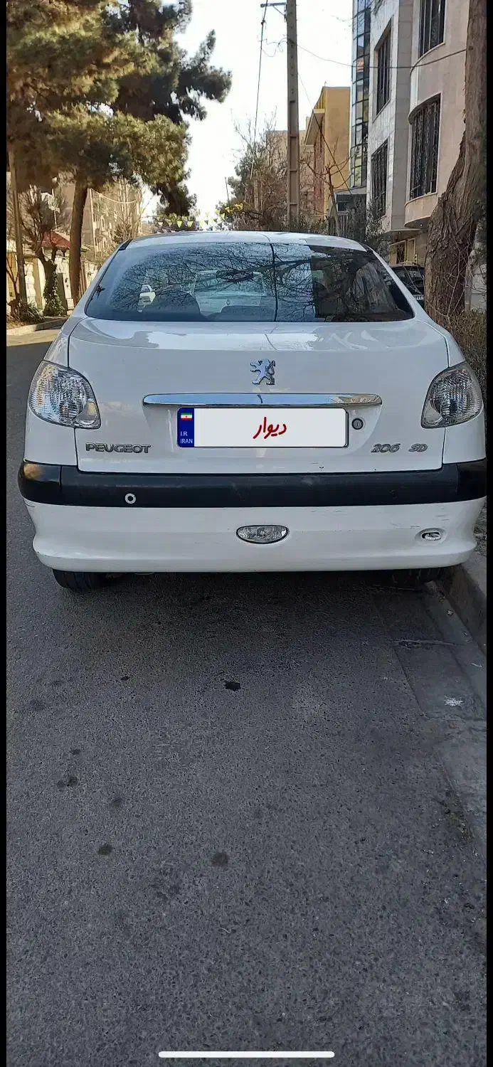 پژو ۲۰۶ صندوق دار v8 - 1394