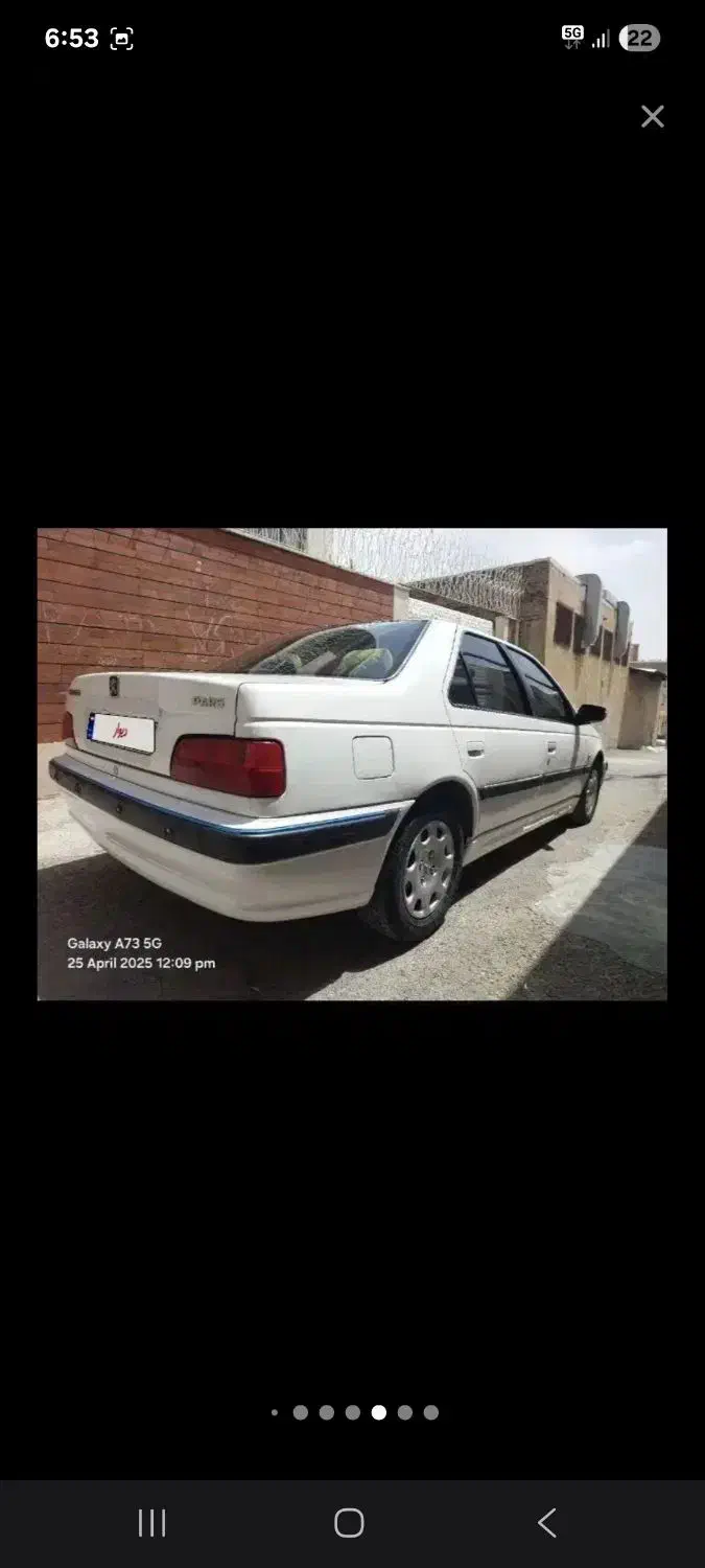 پژو پارس XU7ساده - 1388