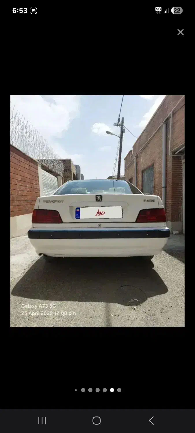 پژو پارس XU7ساده - 1388