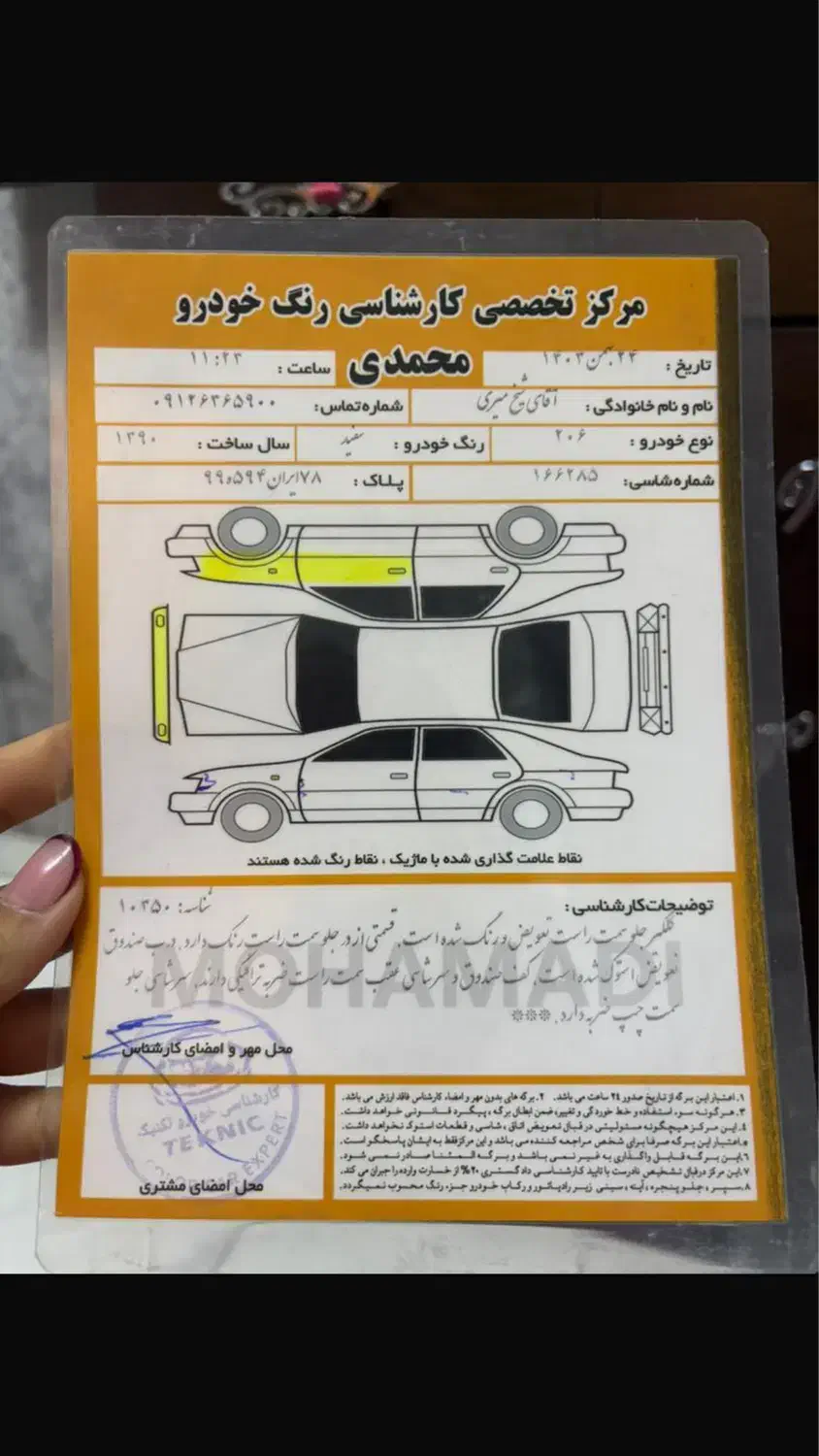 پژو 206 تیپ 6 - 1390