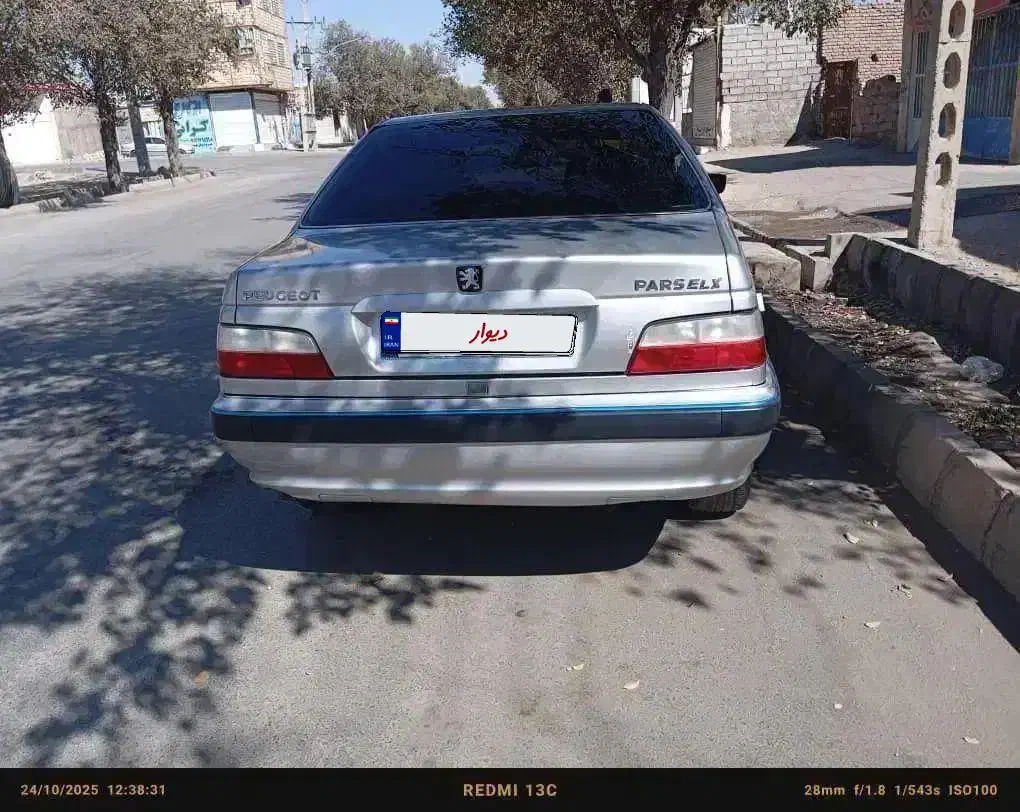 پژو پارس دوگانه سوز - 1386