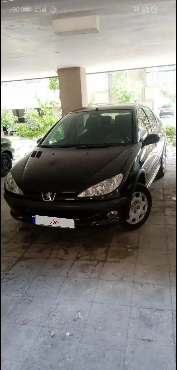 پژو ۲۰۶ صندوق دار v8 - 1391