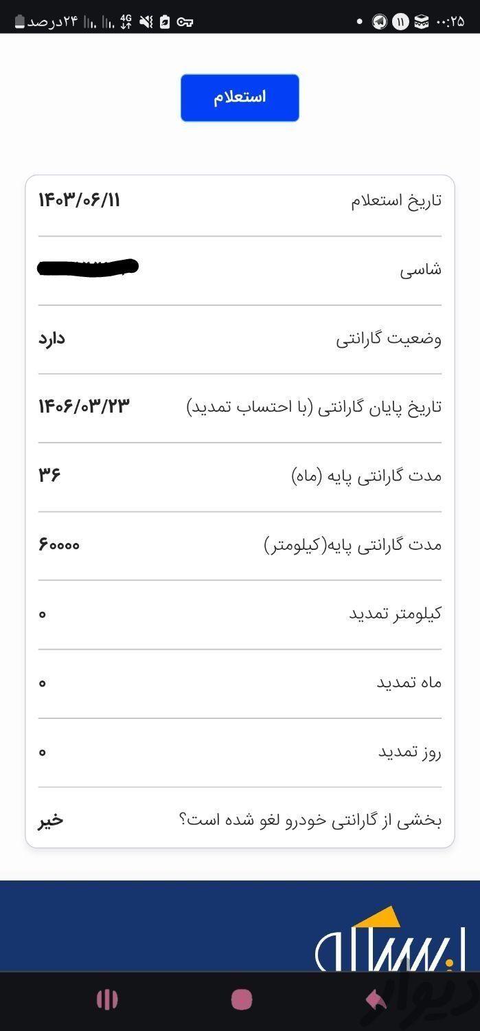 پژو پارس ELX-XU7P سفارشی - 1403